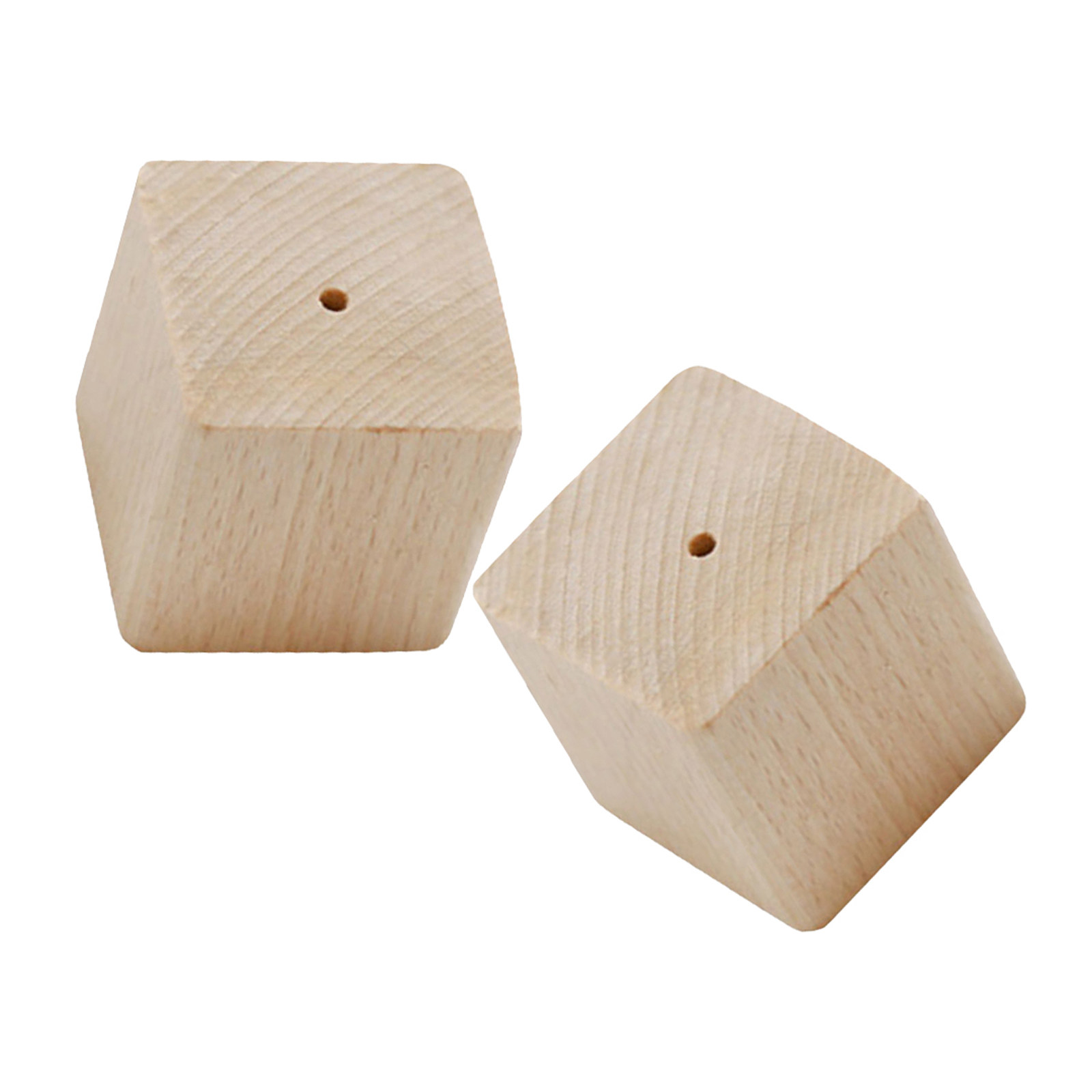 Kitchen Baking Decor - 2Pcs Wooden Flower Nail Bases Stable