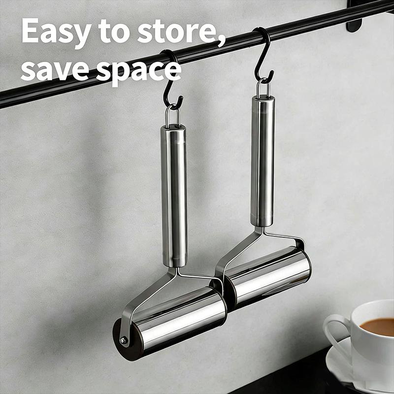 Kitchen Baking Machine - Stainless Steel Double Head Rolling Pin