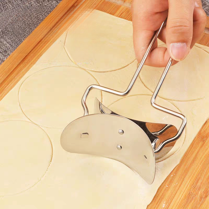 Kitchen Baking Machine - 304 Stainless Steel Dough Circle Roller