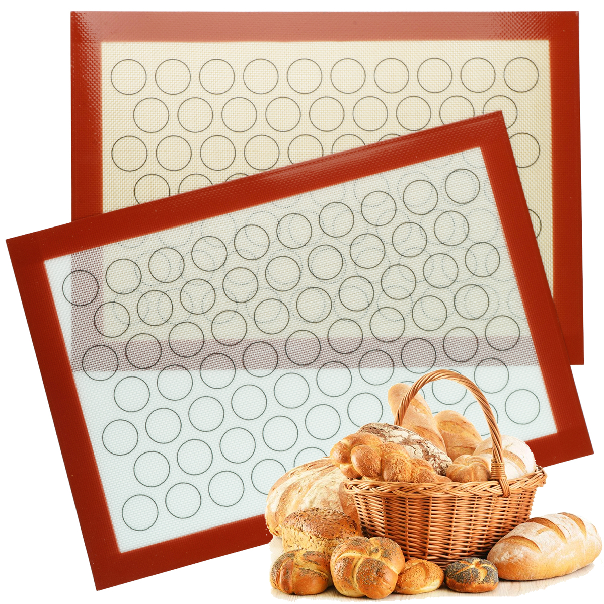 Super Kitchen Baking Mat - 1PC Silicone Baking Mat for Oven,