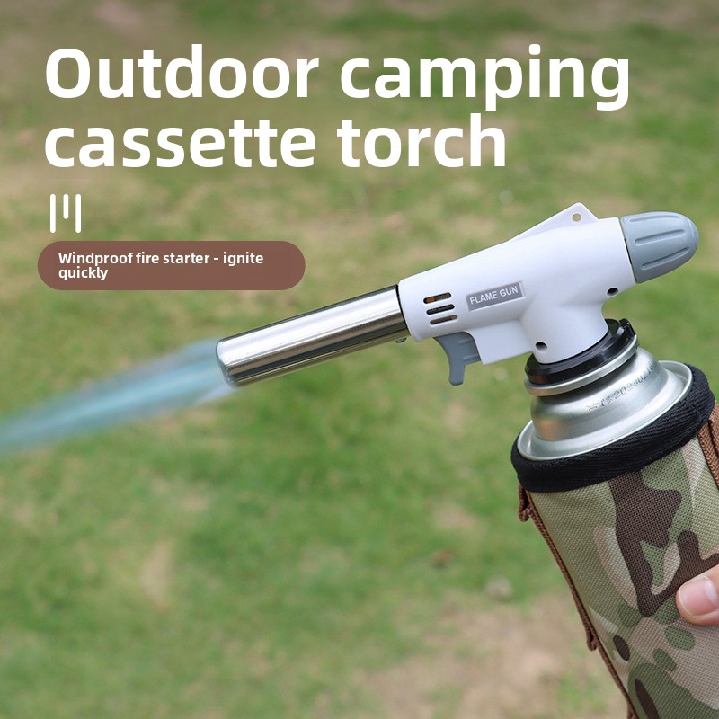 Kitchen Baking Torch - Portable Gas Torch Lighter, Adjustable Flame