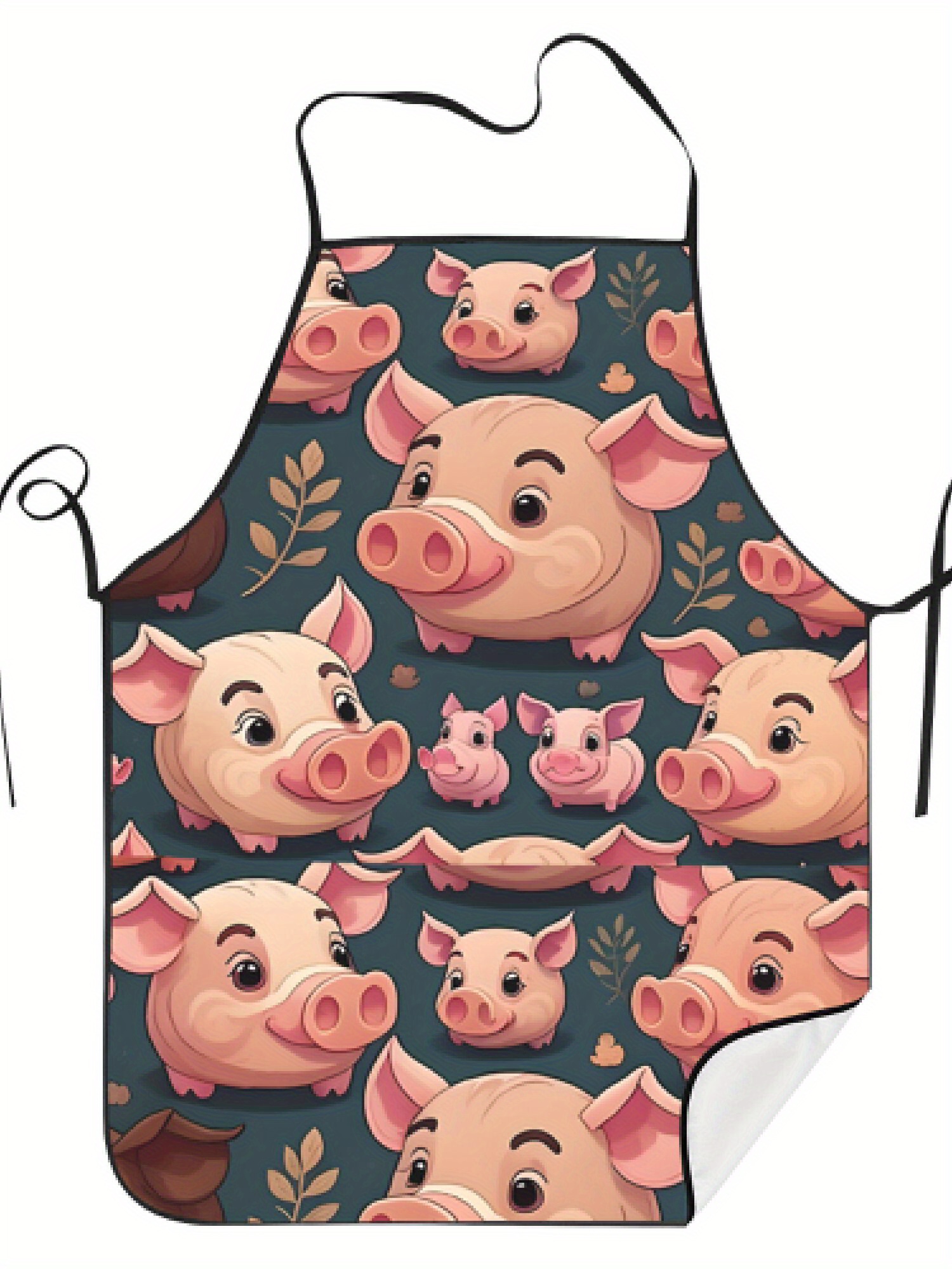 Kitchen Baking Area Ideas - 1 Piece Retro Pink Pig Design