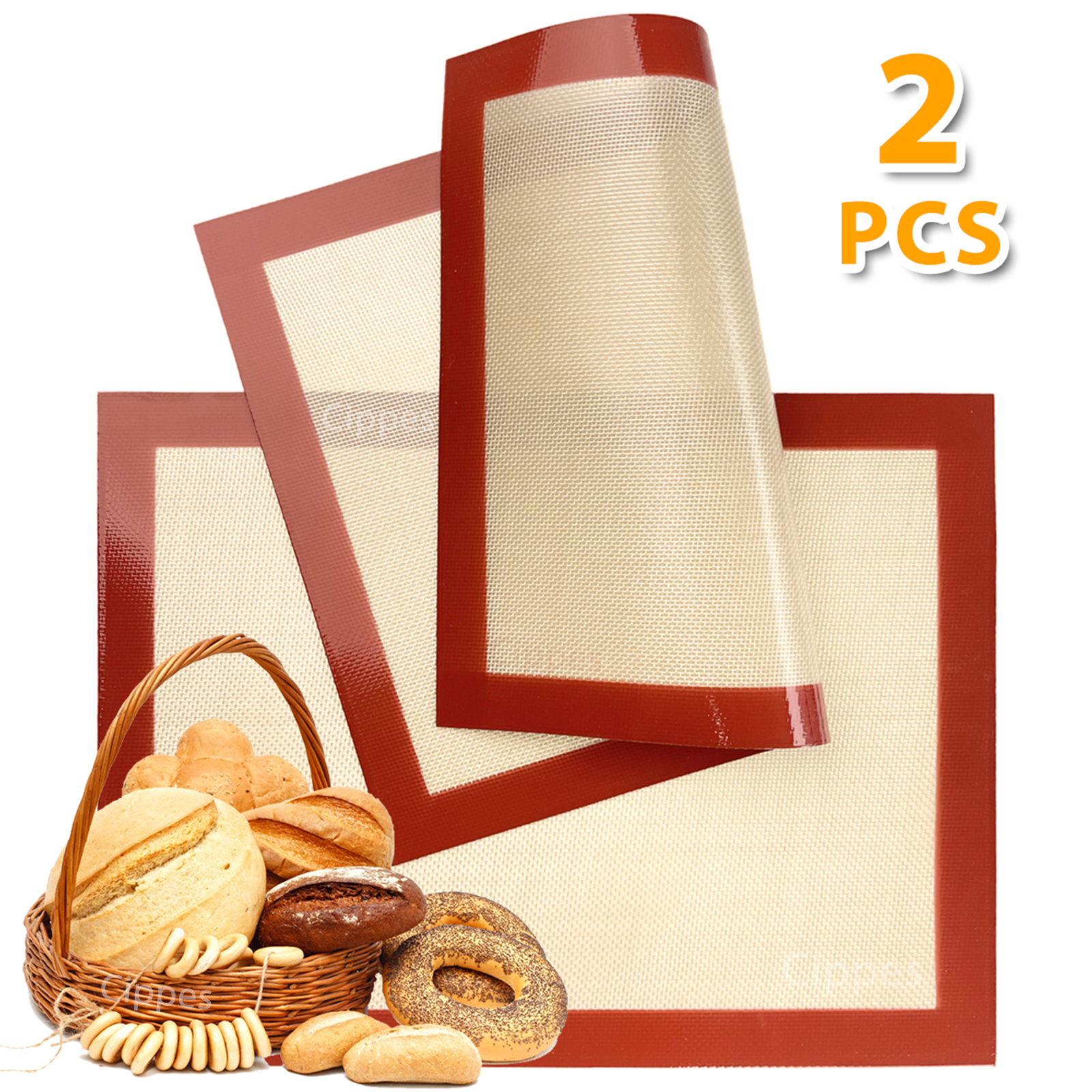 Super Kitchen Baking Mat - 2PCS Silicone Baking Mats for Oven,