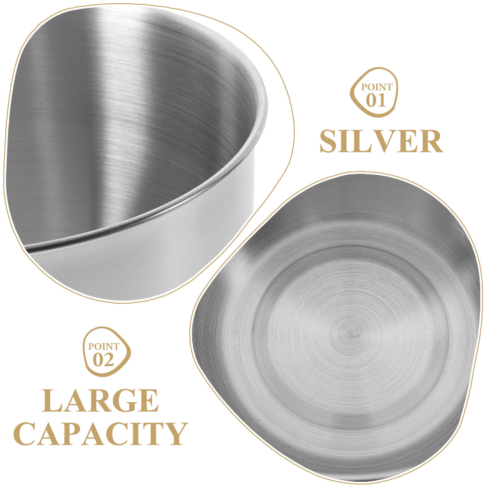 Deep Stainless Steel Mixing Bo - مراجعة Kitchen Baking Bowls وسعره