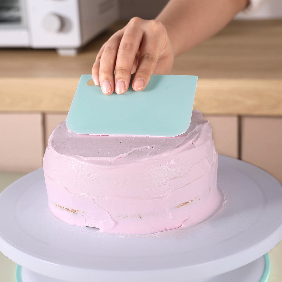3Pcs PP Plastic Cake Scraper S - مراجعة Fondant Smoother Set وسعره