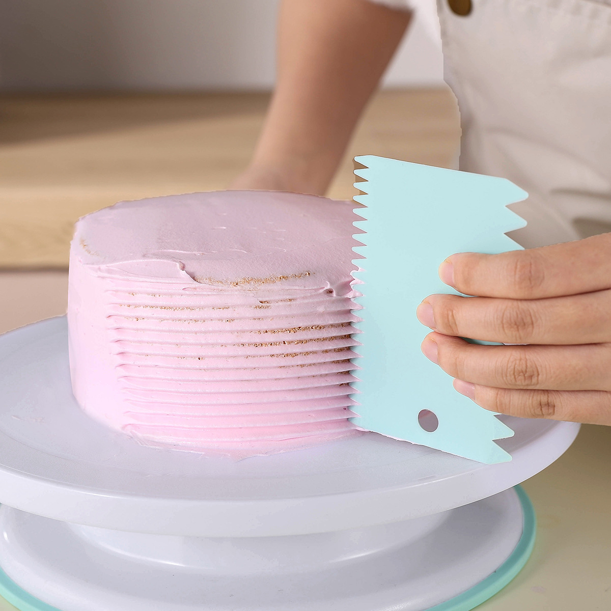 3Pcs PP Plastic Cake Scraper S - مراجعة Fondant Smoother Set وسعره