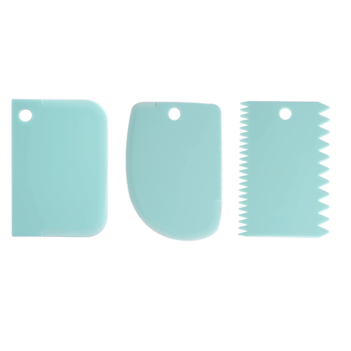 3Pcs PP Plastic Cake Scraper S - مراجعة Fondant Smoother Set وسعره