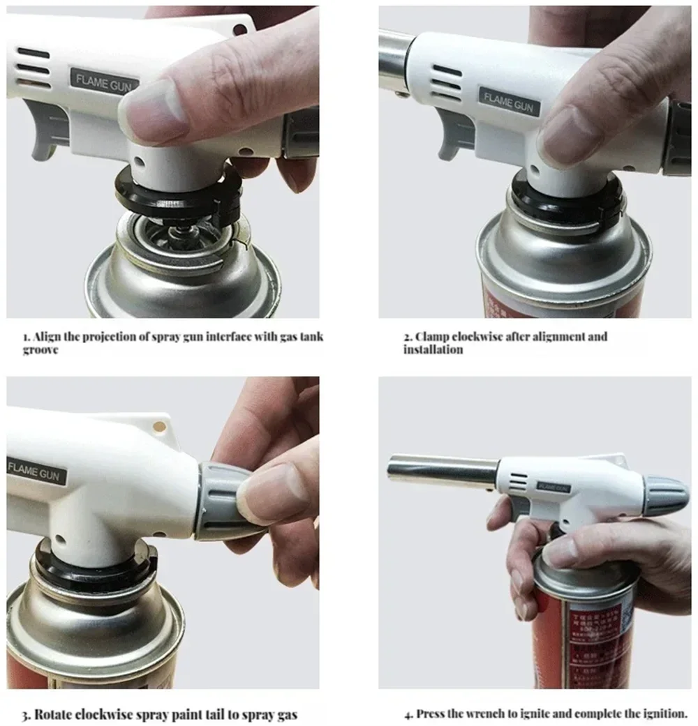 Card burner Outdoor barbecue k - مراجعة Kitchen Baking Torch وسعره