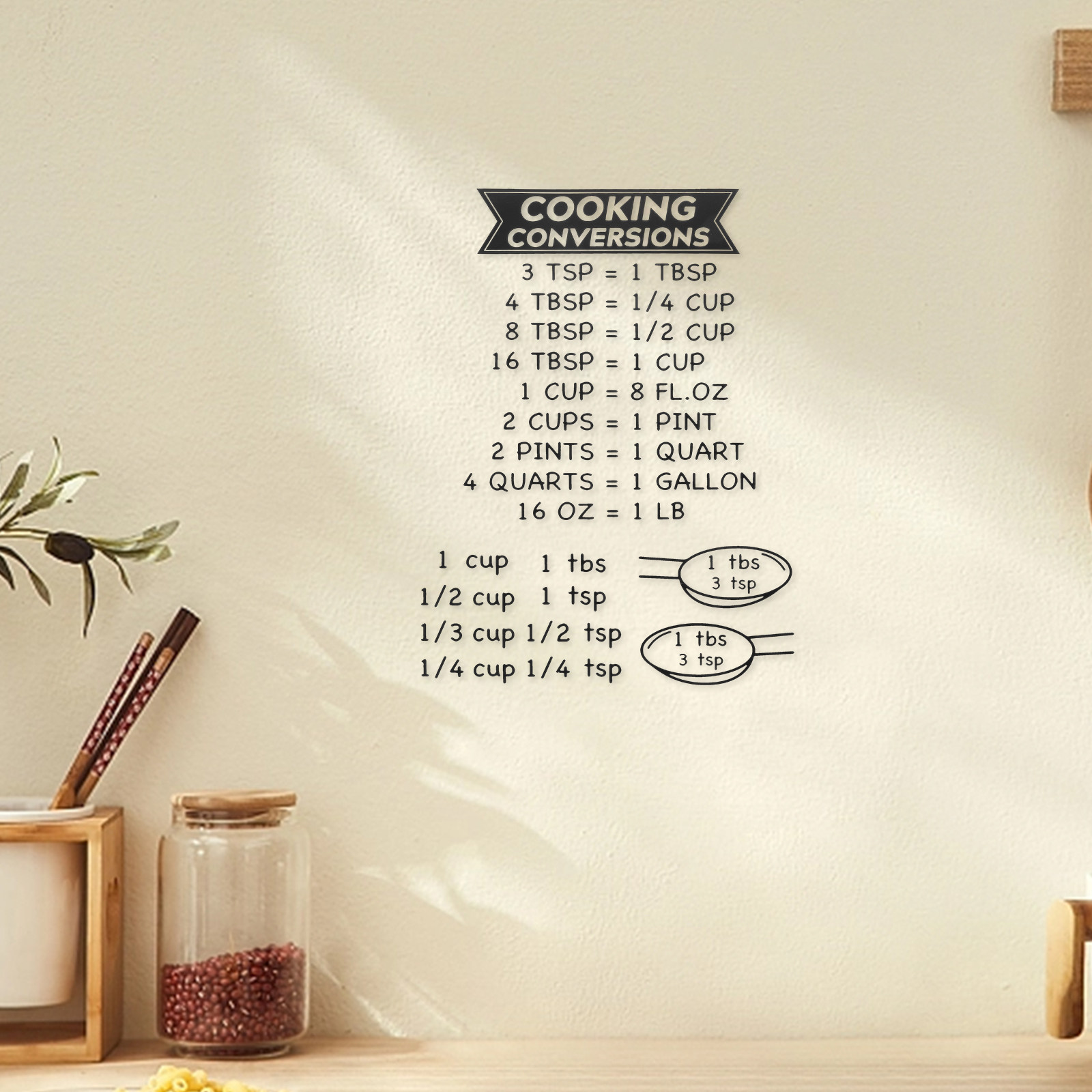2Pcs Kitchen Measurement Conve - مراجعة Kitchen Baking Conversion Chart وسعره