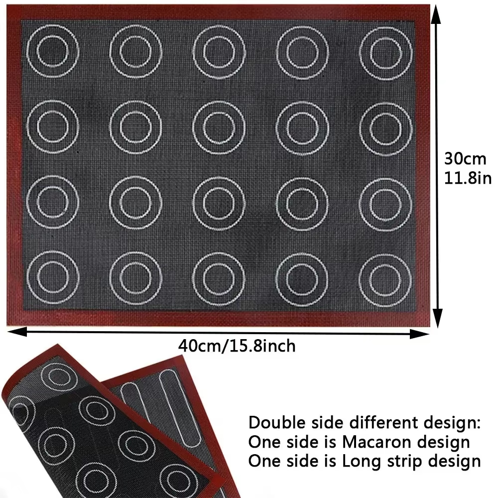 Aomily Silicone 30x40cm Two Si - مراجعة Super Kitchen Baking Mat وسعره