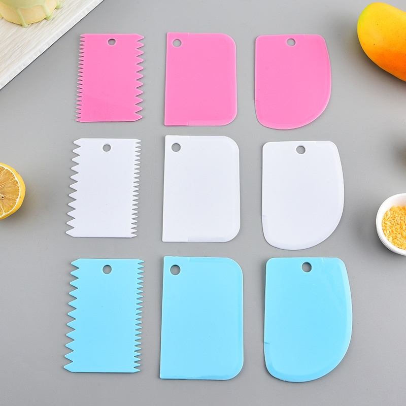 3PCS/Lot Cream Scraper Smoothe - مراجعة Fondant Smoother Set وسعره