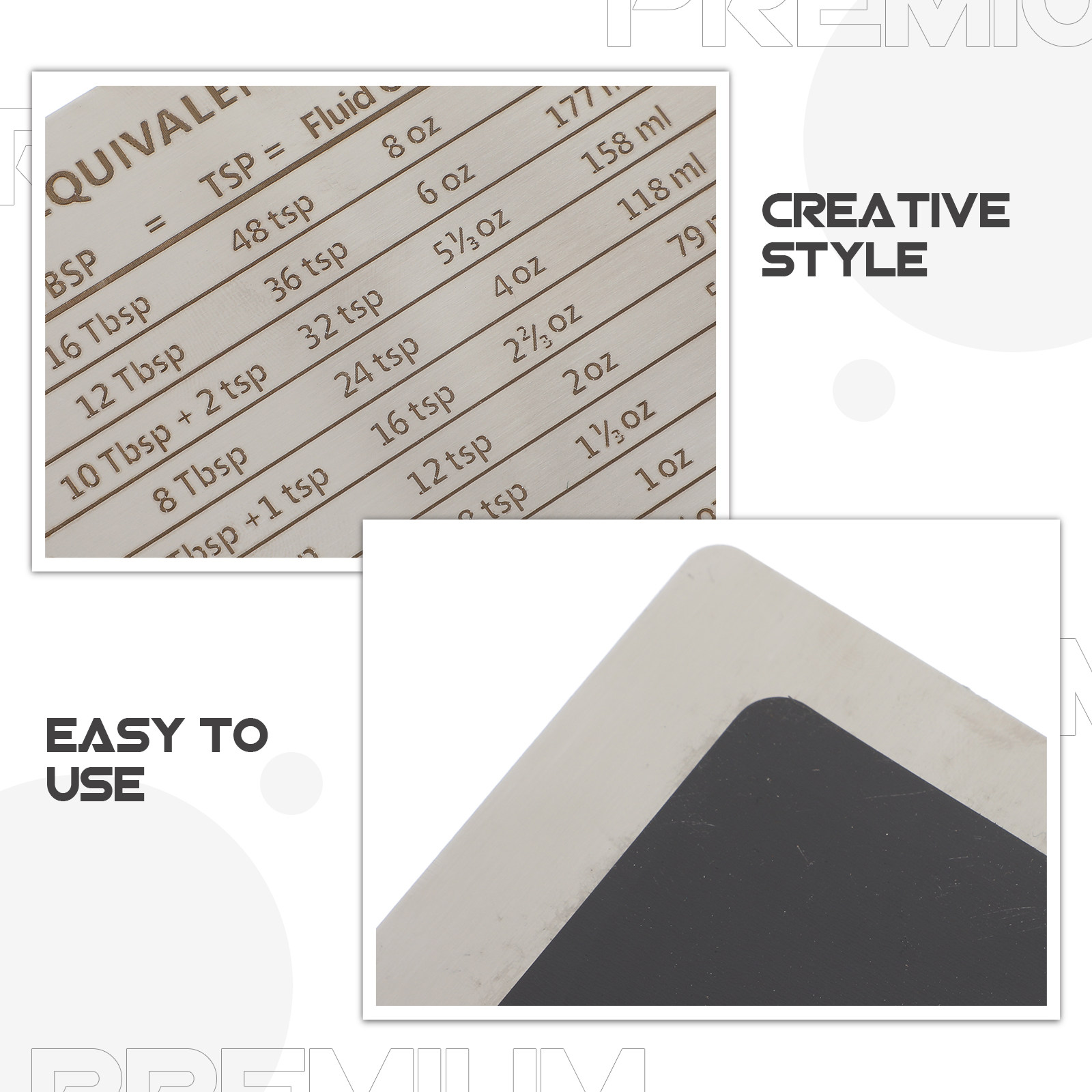 Stainless Steel Baking Convers - مراجعة Kitchen Baking Conversion Chart وسعره