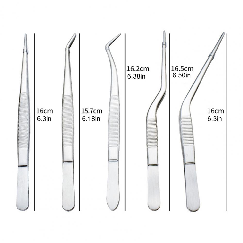 5Pcs 15-17cm Kitchen Tweezer T - مراجعة Kitchen Baking Decor وسعره