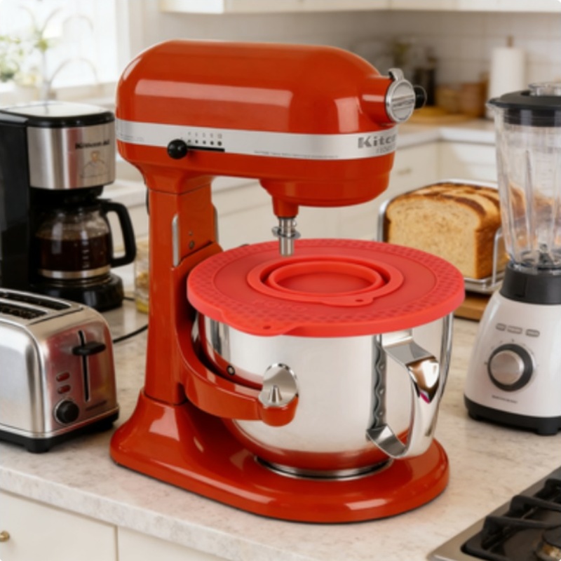 Silicone Mixer Bowl Cover Comp - مراجعة Kitchen Aid Baking Mixer وسعره