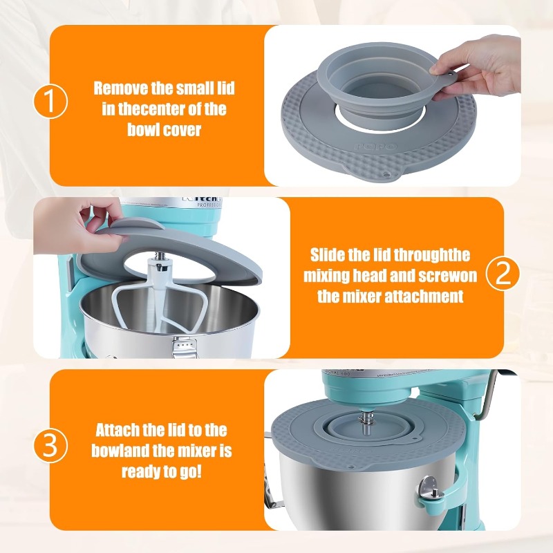 Silicone Mixer Bowl Cover Comp - مراجعة Kitchen Aid Baking Mixer وسعره