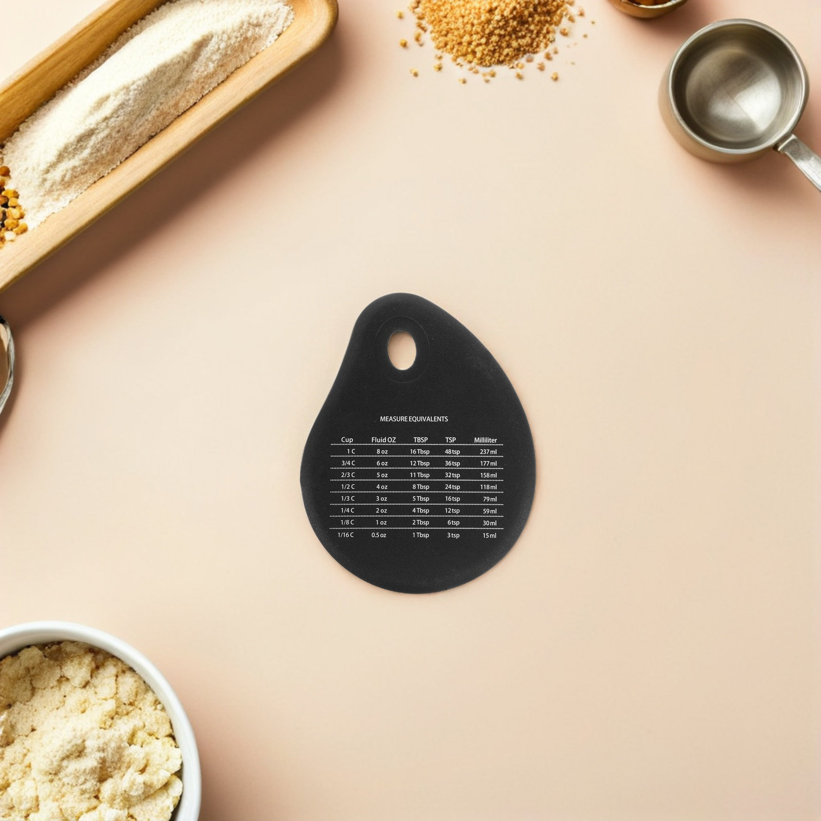 4Pcs Baking Tools Set Silicone - مراجعة Kitchen Baking Conversion Chart وسعره