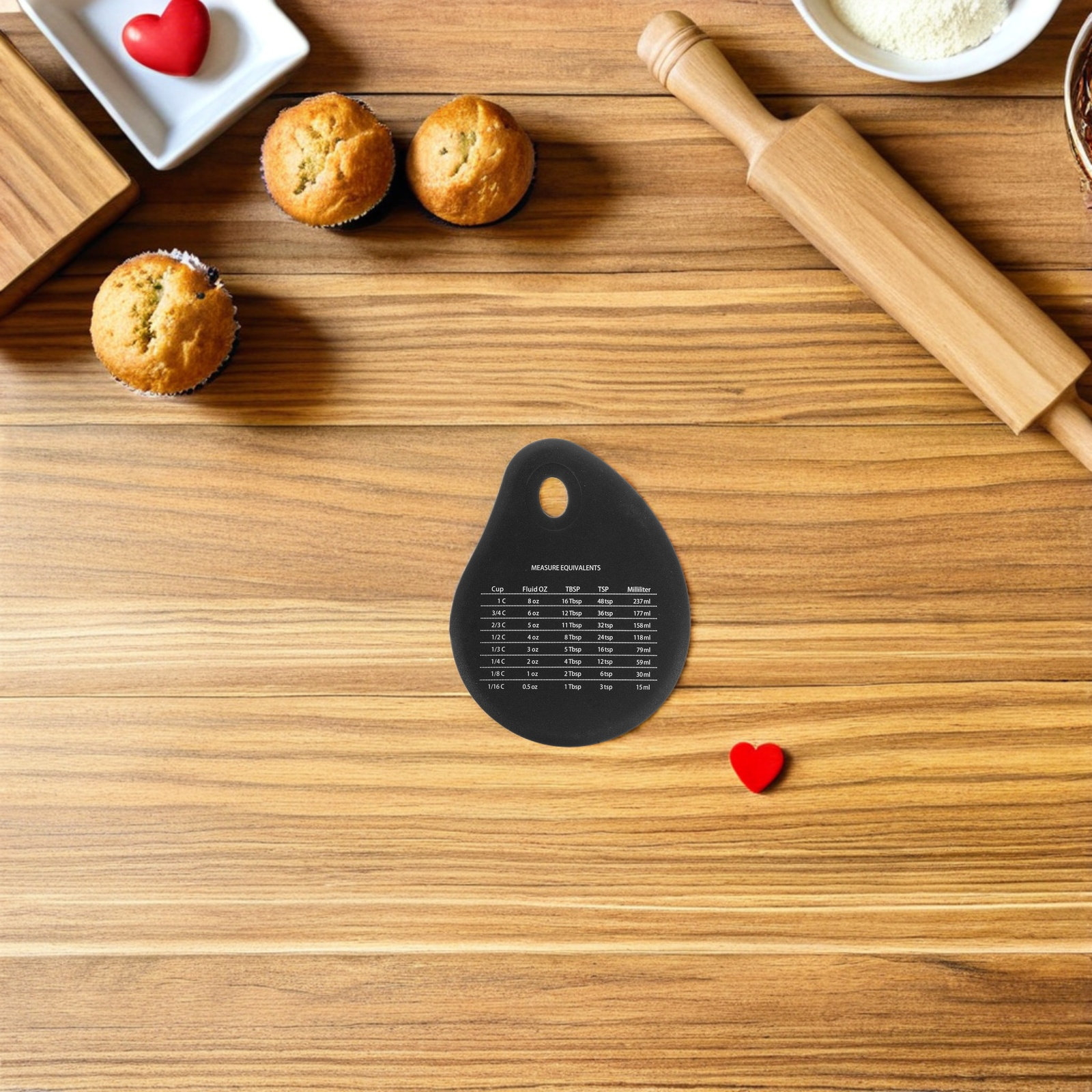 4Pcs Baking Tools Set Silicone - مراجعة Kitchen Baking Conversion Chart وسعره