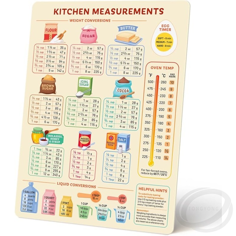 Kitchen Conversion Chart Magne - مراجعة Kitchen Baking Conversion Chart وسعره