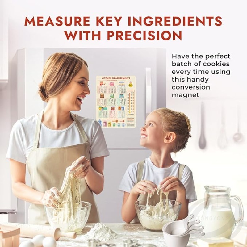 Kitchen Conversion Chart Magne - مراجعة Kitchen Baking Conversion Chart وسعره