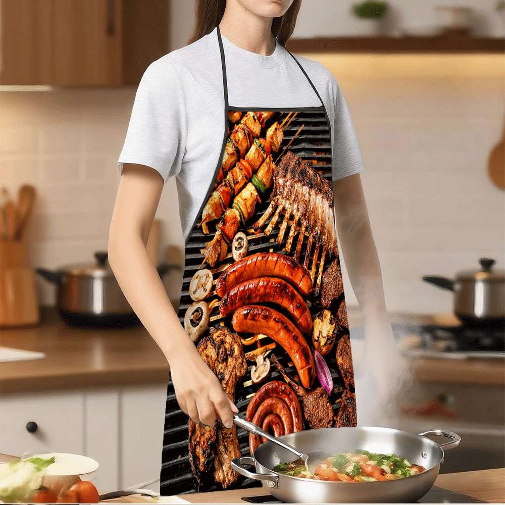1 Piece of Fun Barbecue-Themed - مراجعة Kitchen Baking Area Ideas وسعره