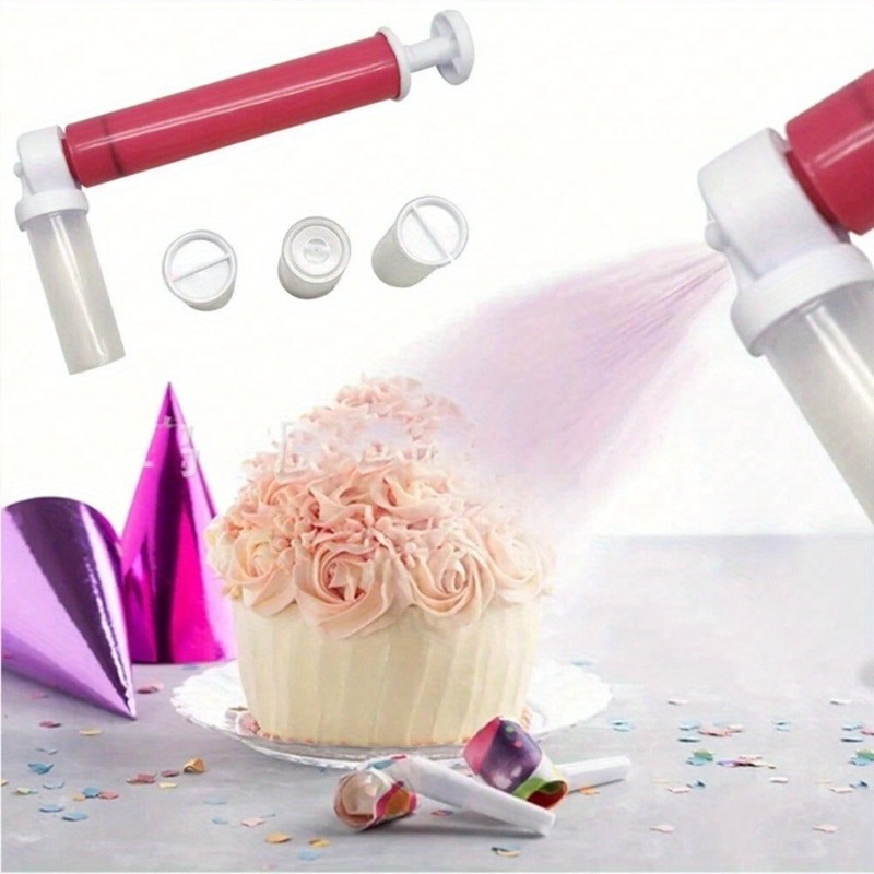 Manual Airbrush Spray Gun for  - مراجعة Kitchen Baking Decor وسعره