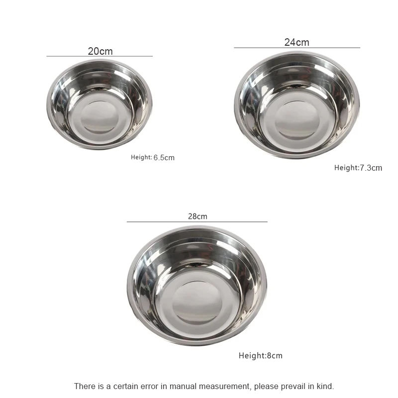 Stainless Steel Round Thicken  - مراجعة Kitchen Baking Bowls وسعره
