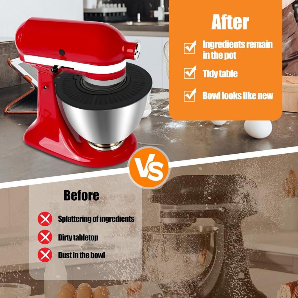 Splash Guard for Mixer Silicon - مراجعة Kitchen Aid Baking Mixer وسعره