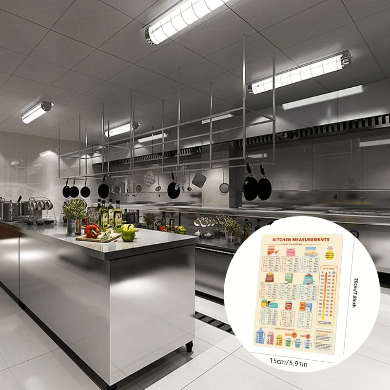 1PC Kitchen Conversion Chart,  - مراجعة Kitchen Baking Conversion Chart وسعره