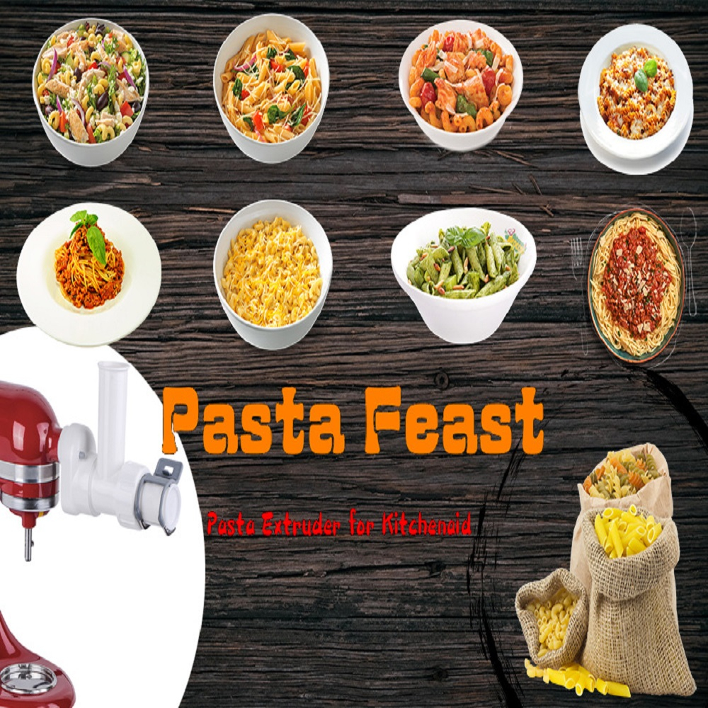 6 IN 1 Pasta Attachment for Ki - مراجعة Kitchen Aid Baking Mixer وسعره