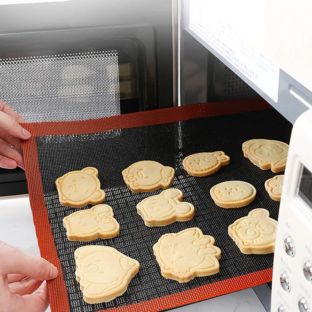 Perforated Silicone Baking Mat - مراجعة Super Kitchen Baking Mat وسعره