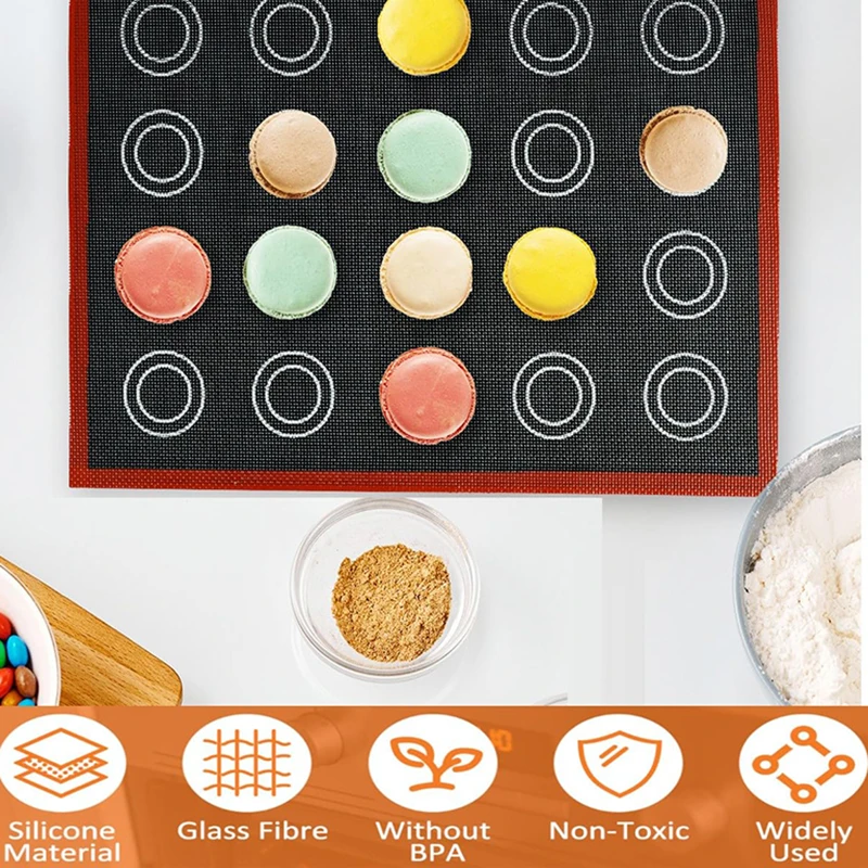 Perforated Silicone Baking Mat - مراجعة Super Kitchen Baking Mat وسعره
