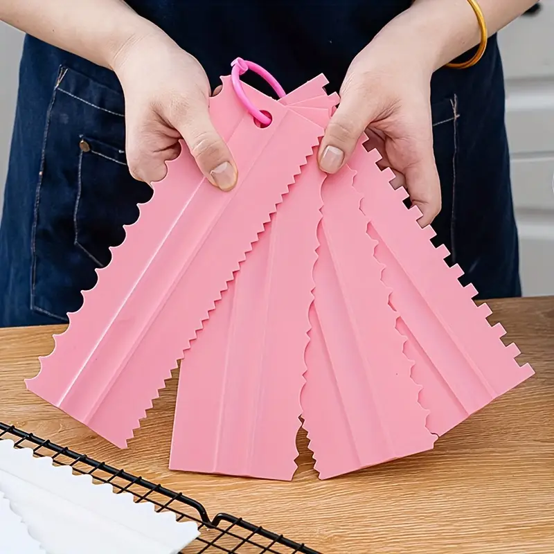 4Pcs Cake Scraper Set - Icing  - مراجعة Fondant Smoother Set وسعره