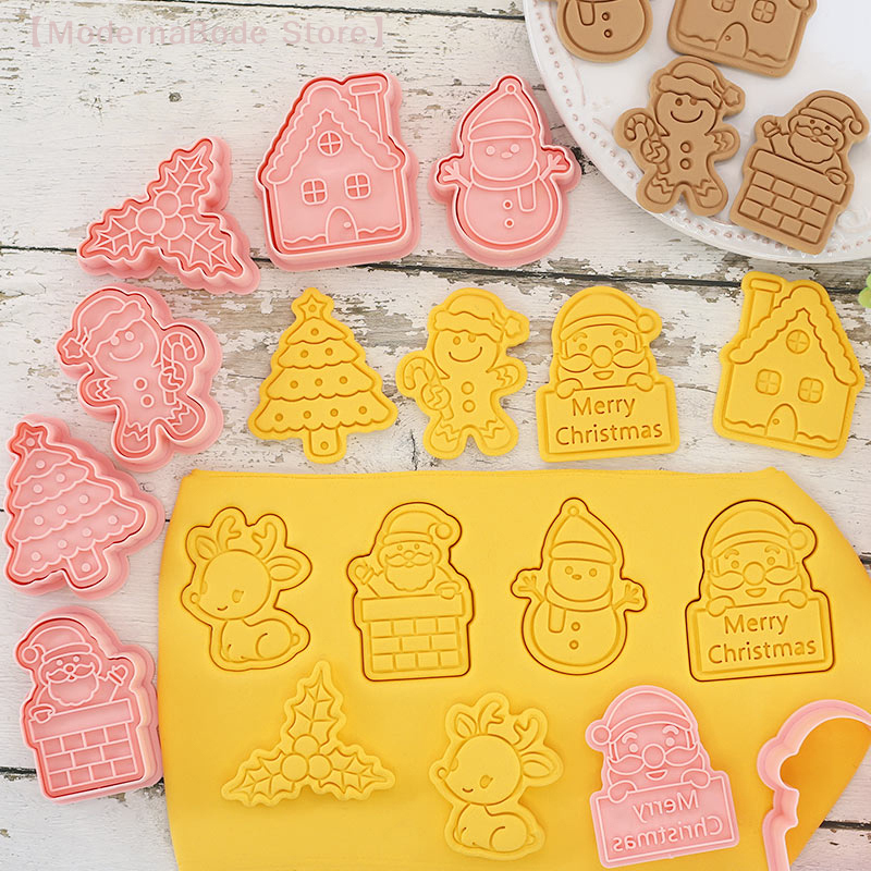 【M】3D Christmas Cookie Cutter  - مراجعة Kitchen Baking Decor وسعره