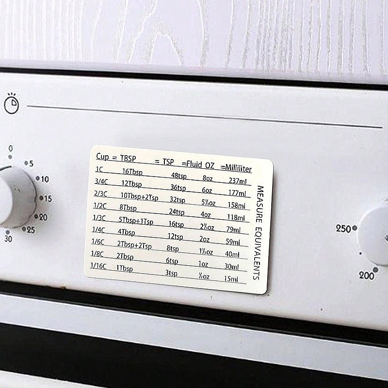 Kitchen Baking Magnetic Measur - مراجعة Kitchen Baking Conversion Chart وسعره