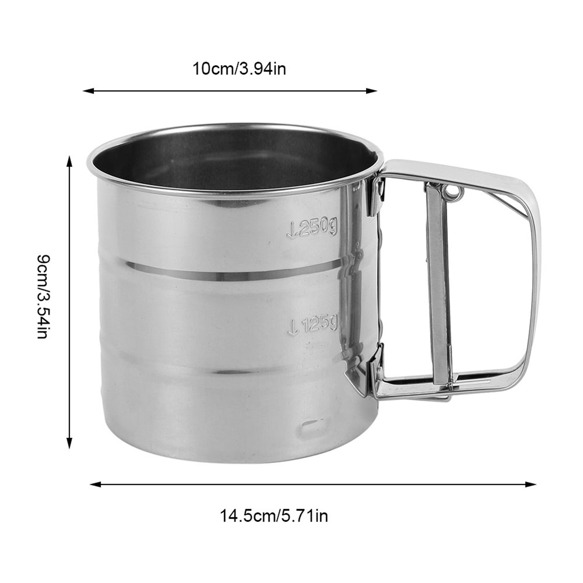 Sifter Strainer Stainless Stee - مراجعة Baking Powder Kitchen وسعره
