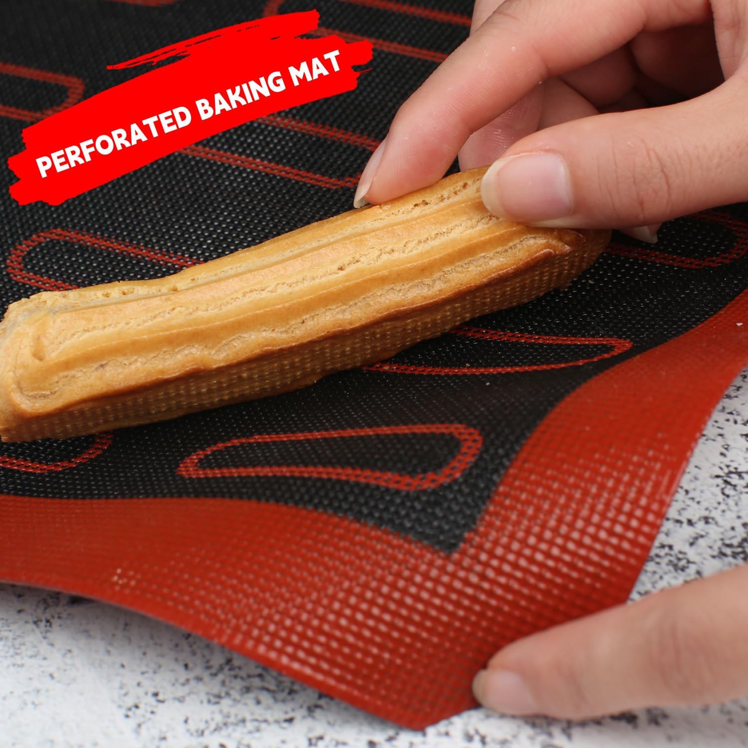 Silicone Baking Oven Mat for E - مراجعة Super Kitchen Baking Mat وسعره