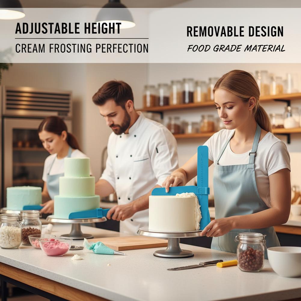 Cream Cake Smoother with Adjus - مراجعة Fondant Smoother Set وسعره