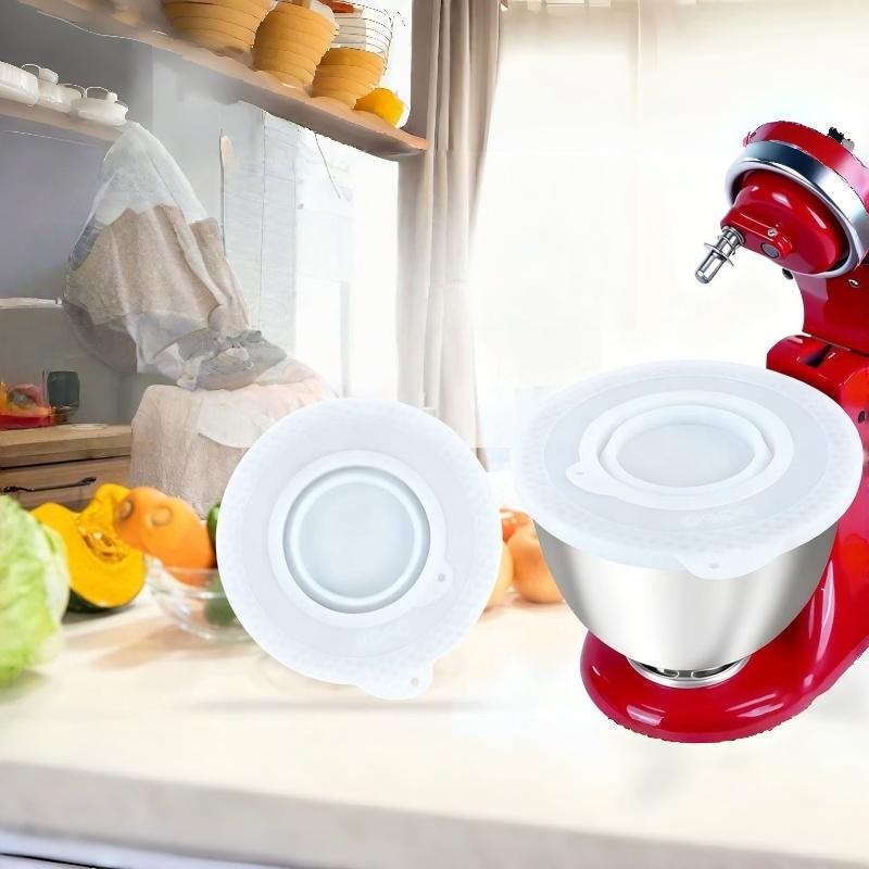 1Pcs DIY Silicone Mixers Bowl  - مراجعة Kitchen Aid Baking Mixer وسعره