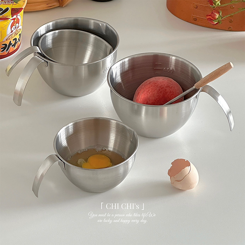 Stainless Steel Measuring Mixi - مراجعة Kitchen Baking Bowls وسعره