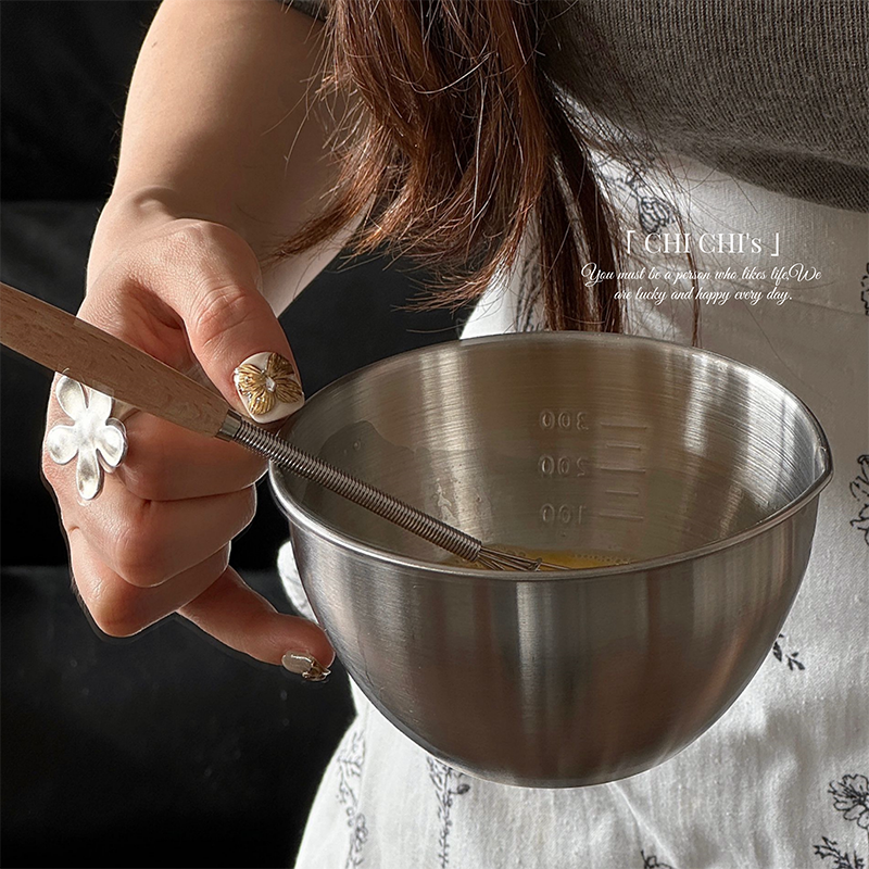 Stainless Steel Measuring Mixi - مراجعة Kitchen Baking Bowls وسعره