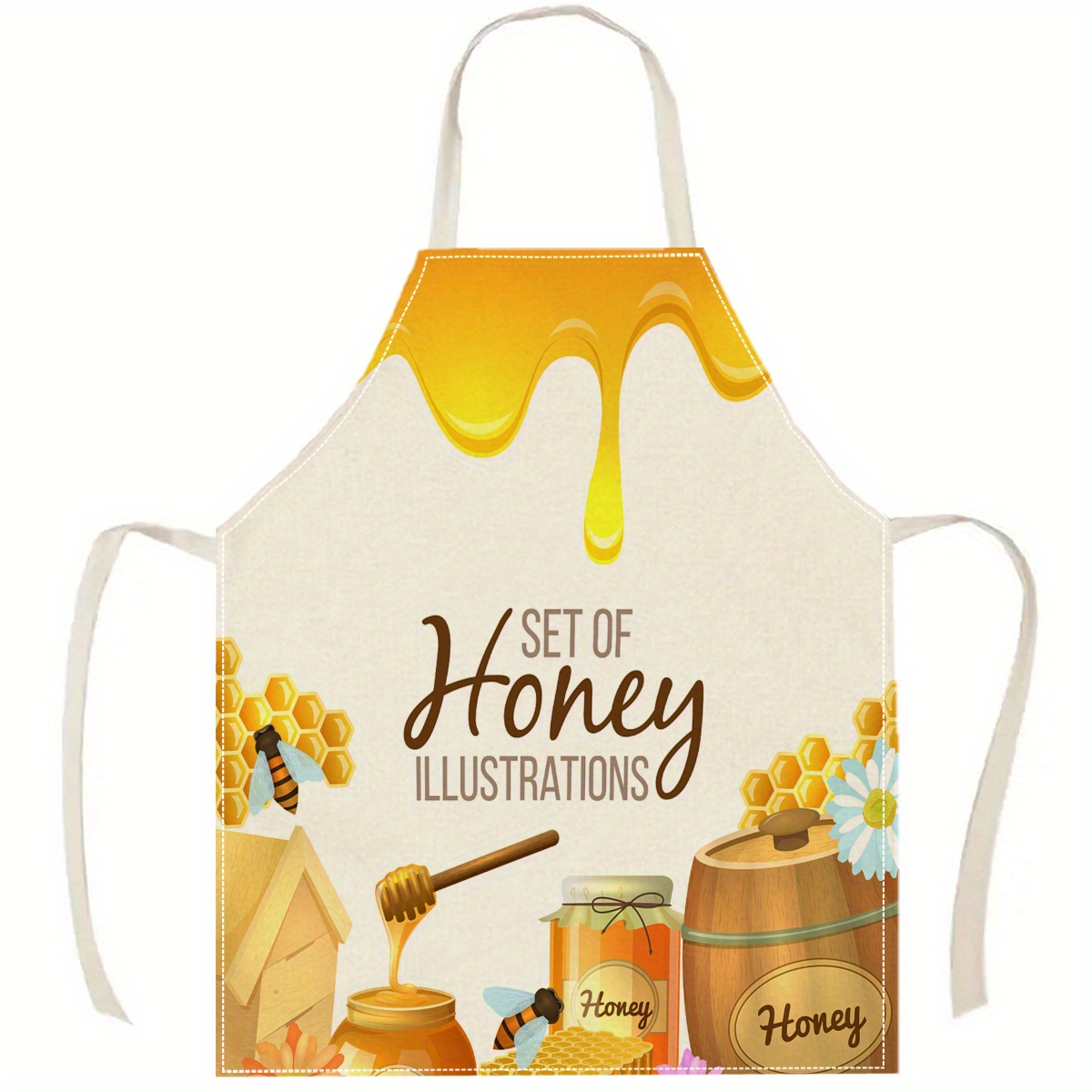 1pc Honey Bee Apron Sweet Kitc - مراجعة Kitchen Baking Area Ideas وسعره