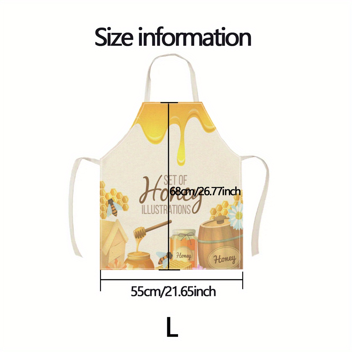 1pc Honey Bee Apron Sweet Kitc - مراجعة Kitchen Baking Area Ideas وسعره