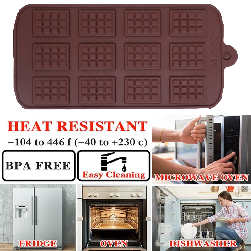 Silicone Chocolate Mold 12 Eve - مراجعة Kitchen Baking Decor وسعره