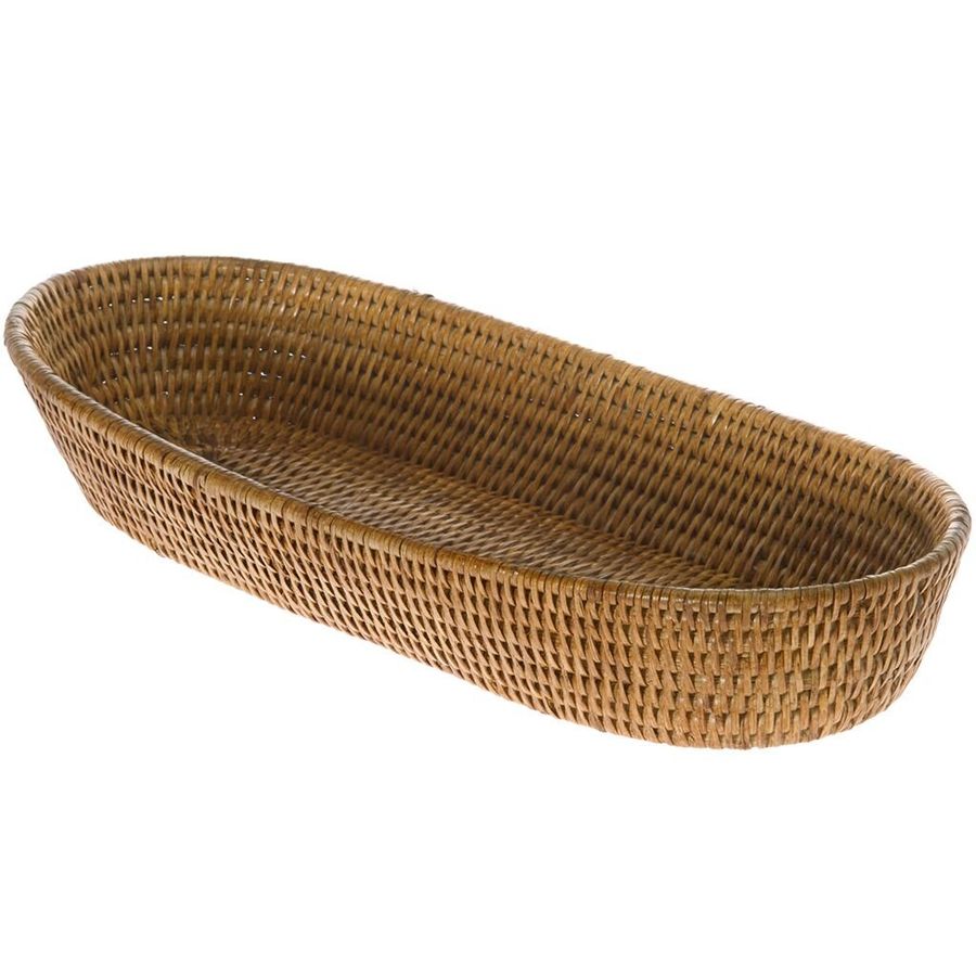 La Jolla Bread Basket Woven Ra - مراجعة Kitchen Baking Decor وسعره
