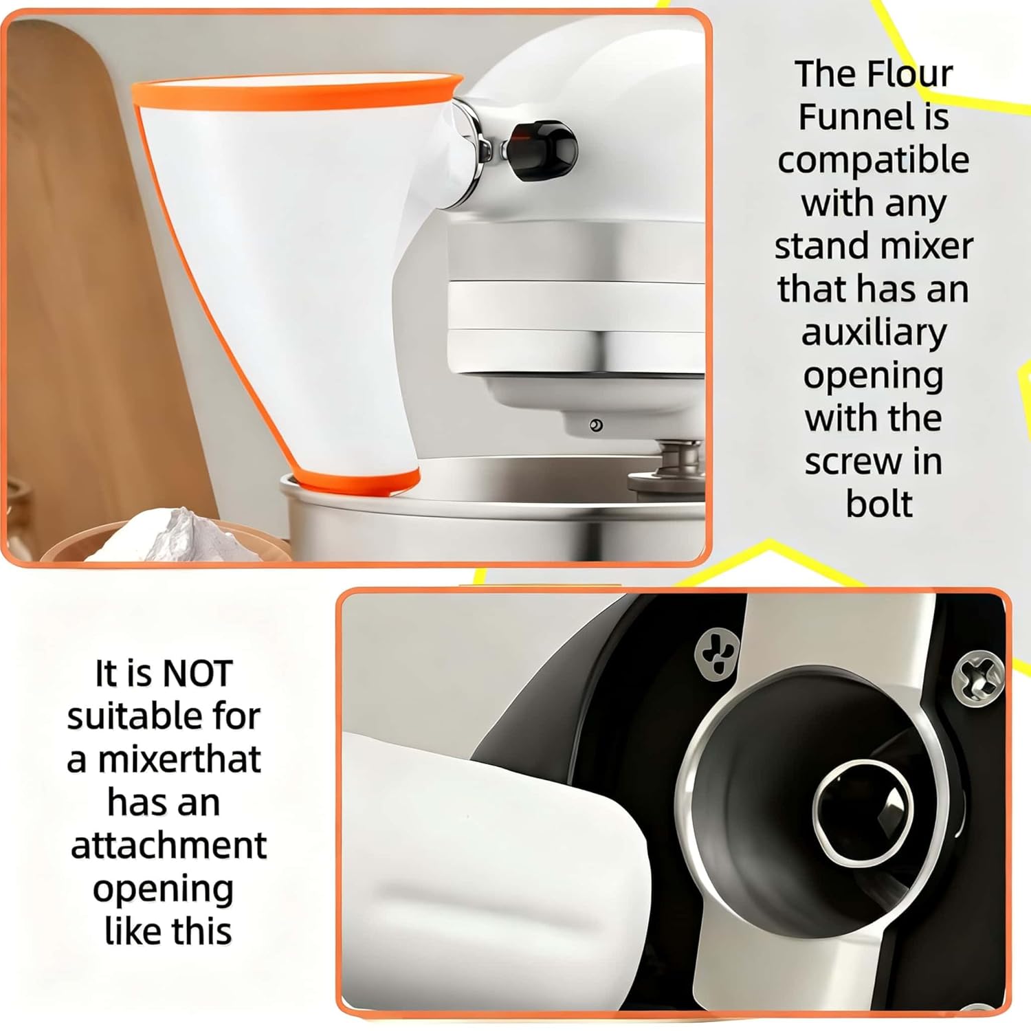 Flour Funne Mixer for Kitchen  - مراجعة Kitchen Aid Baking Mixer وسعره