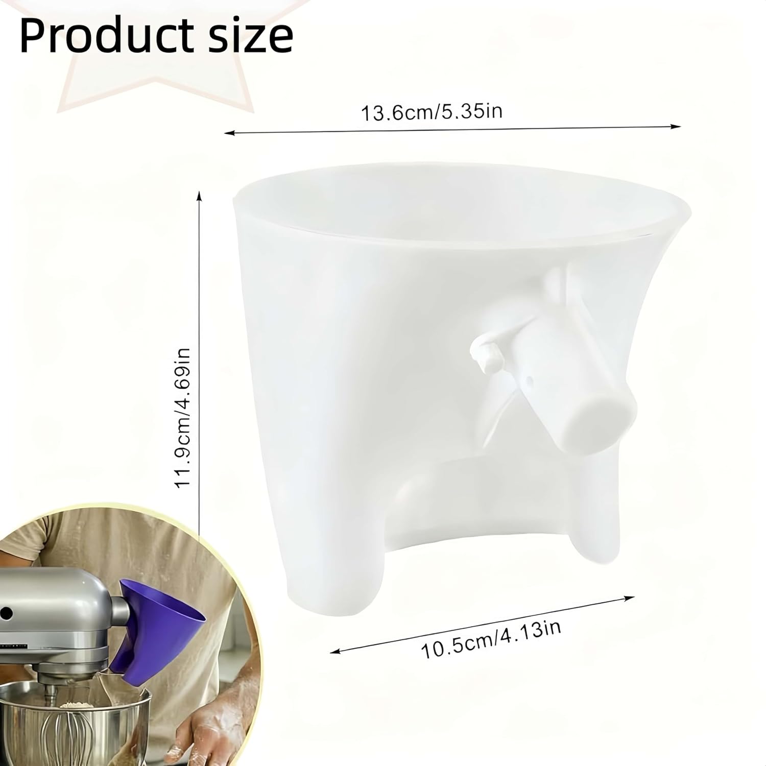 Flour Funne Mixer for Kitchen  - مراجعة Kitchen Aid Baking Mixer وسعره