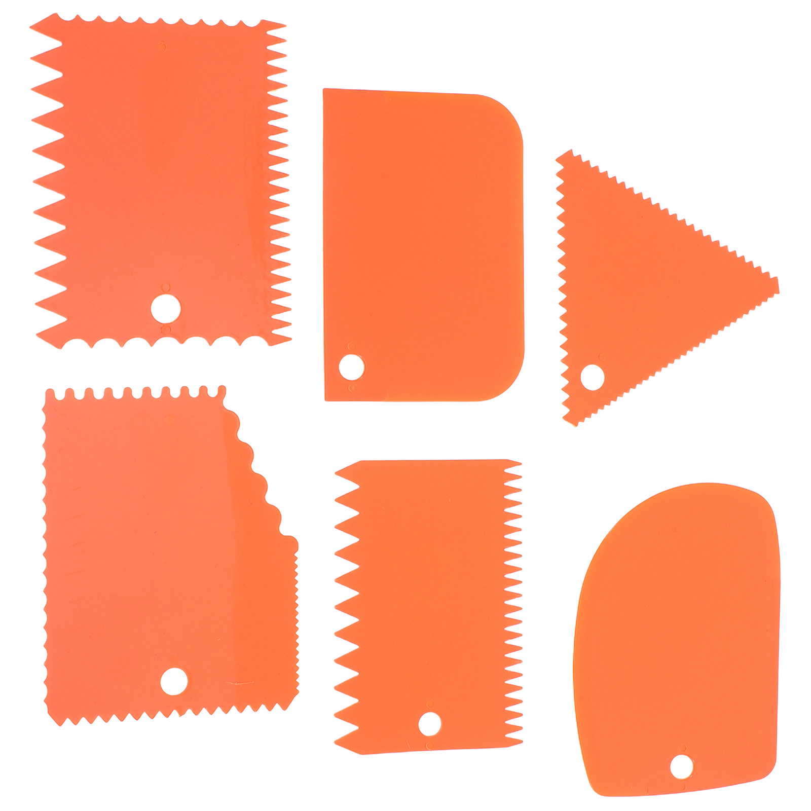 6Pcs Cake Scraper Set Smooth S - مراجعة Fondant Smoother Set وسعره