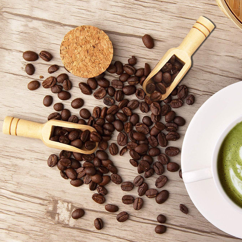 2/5PCS Wooden Coffee Scoop Set - مراجعة Baking Powder Kitchen وسعره