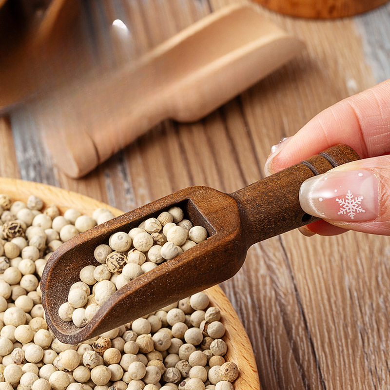 2/5PCS Wooden Coffee Scoop Set - مراجعة Baking Powder Kitchen وسعره