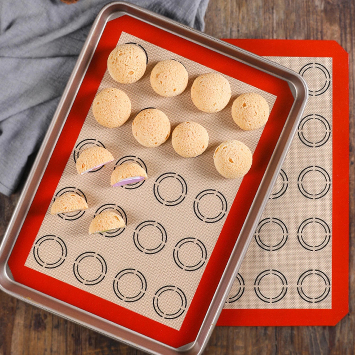 1PC Silicone Baking Mat for Ma - مراجعة Super Kitchen Baking Mat وسعره